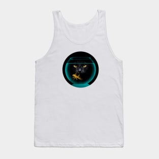 Black Cat & Goldfish Tank Top